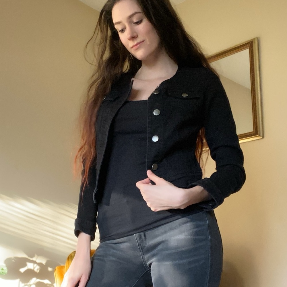 Cropped Denim Jacket